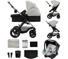 KINDERKRAFT - kombinuotas 3in1 vežimėlis MOOV 2 XL Air Grey