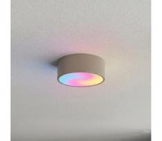 Brilagi-LED RGBW dimeriuojamas lubinis vonios šviestuvas CLARE 1xE27/9W/230V IP54 Wi-Fi smėlinis