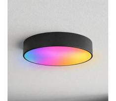 Brilagi - LED RGBW dimeriuojamas vonios kambario lubinis šviestuvas CLARE 3xE27/9W/230V IP54 Wi-Fi juodas