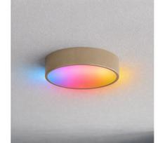 Brilagi-LED RGBW pritemdomas vonios kambario lubinis šviestuvas CLARE 2xE27/9W/230V IP54 Wi-Fi smėlio spalvos