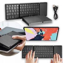 Nešiojama belaidė „Bluetooth“ sulankstoma klaviatūra B089T
