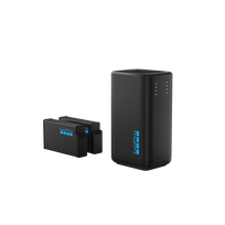 GoPro - Dual Battery Charger For MAX2 - 2 Enuro Batteries Included