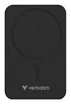 Verbatim - Charge ´n´ Go Essentials Power Bank Magnetic Wireless 20000 mAh Black