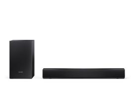 Sharp - Compact 2.1 Soundbar with Wireless Subwoofer HT-SBW121 Black