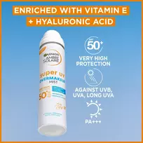 Garnier -Ambre Solaire -Super UV Over Makeup Mist - SPF 50+ - 75 ml
