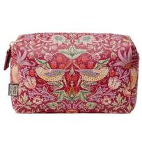 Kosmetinė Heathcote & Ivory William Morris At Home Strawberry Thief Medium Empty Wash Bag Red