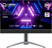 Lorgar 27MP1, UHD MiniLED Gaming Monitor Pro, 27'' (3840*2160) fast IPS flat monitor, black/milky grey