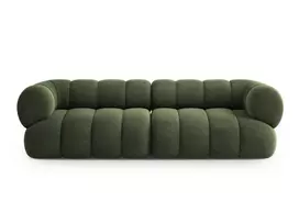 Velvet Sofa, "Koge", 4 Seats, 240x95x70 Made in Europe