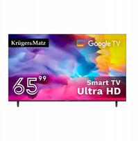 Televizorius Kruger&Matz 65" UHD Google TV 5.0 DVB-T2/T/C H.265 HEVC | 5901890119160 | 5901890119160