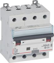 Legrand Diferenciškai perjungiklis 4P 32A C 0,3A tipas A P314 DX3 411242 | 411242 | 3245064112420