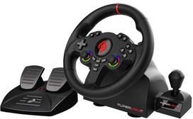 Vairas Subsonic Subsonic Superdrive 220 RS-X Black USB vairas + pedalai + pavarų perjungimo svirtis Nintendo Switch, Nintendo Switch 2, PC, PlayStation 4, Xbox One, Xbox Series S, Xbox Series X | SA5720-3 | 3701221704421