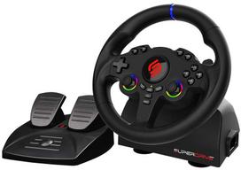 Vairas Subsonic Subsonic Superdrive 220 RS-5 Black USB vairas + pedalai Nintendo Switch, Nintendo Switch 2, PC, PlayStation 4, PlayStation 5, Xbox One, Xbox Series S, Xbox Series X | SA5720-2 | 3701221704414