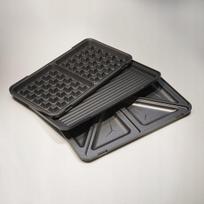 Grilis Tiross 3 viename, 900W, keičiamais įdėklais, vafliai, sumuštiniai, grilis, TIROSS TS-9655 | TS-9655 | 5901698505301