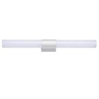 LED veidrodžio šviestuvas 40 cm 16W, sidabrinis, 1 vnt.
