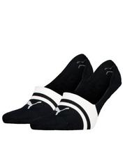 Puma moteriškos kojinės, 2 poros Heritage Sneaker 938396*01, juodas/baltas