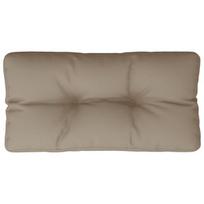 Paletės pagalvėlė, taupe spalvos, 80x40x12cm, audinys, 80 x 40 x 12 cm