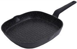 Klausberg 28 cm juoda marmurinė keptuvė, KB-7662
