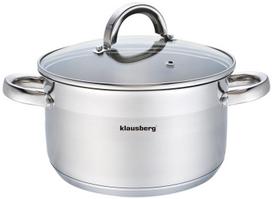 Klausberg nerūdijančio plieno puodas, Ø20 cm, 3,5 l, KB-7124