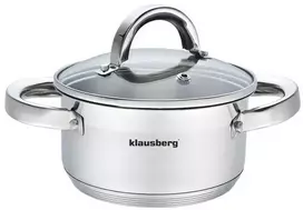 Klausberg KB-7121 nerūdijančio plieno puodas, Ø14 cm, 1 l