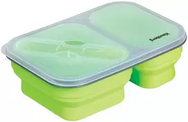 Pietų dėžutė iš silikono, 900 ml, žalia, Klausberg KB-7023G
