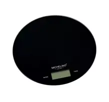 Virtuvinės svarstyklės 5 kg Michelino Leonidas juodos