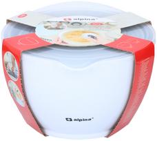 ALPINA dubenėlių rinkinys su dangčiais 1,2 / 2 / 3,4 L, 3 vnt.