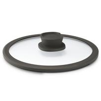 BergHOFF Stone+ 28 cm stiklinis dangtis - didelė garų anga, silikoninis kraštas ir minkšta rankena