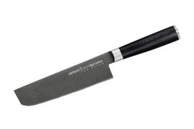 Samura MO-V akmeniniu būdu plautas Nakiri peilis – 6,6 colio (167 mm) | Aukščiausios kokybės japoniško plieno virėjo peilis tiksliam daržovių pjaustymui