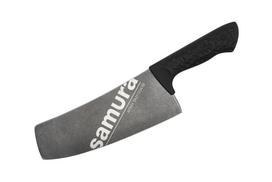 Samura ARNY Stonewash modernus kapoklė - 8,2 (208 mm) japoniško plieno virtuvinis peilis su juoda rankena tiksliam pjovimui
