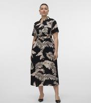 Vero Moda Curve moteriška suknelė 10329949*01, juodas/baltas
