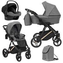 Universalus vežimėlis Kunert Lazzio Premium 3in1 Grey