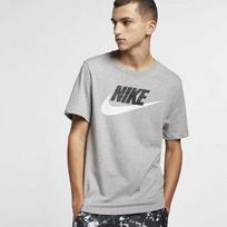 Nike vyriški marškinėliai NSW TEE ICON FUTURA, tamsiai pilki, S