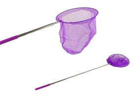 Drugelių ir vabzdžių gaudyklė teleskopinė sulankstoma 85 cm violetinė