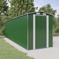 Sodo pašiūrė žalia 192x689x223cm galvanizuotas plienas