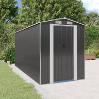 Sodo pašiūrė antracito 192x440x223cm galvanizuotas plienas