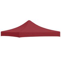 Proginės palapinės stogas tamsiai raudonas 3x3m 270 g/m²