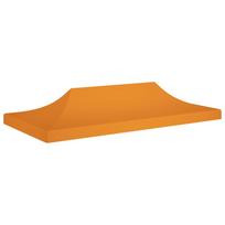 Proginės palapinės stogas oranžinės spalvos 6x3m 270 g/m²