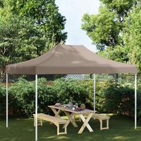 Proginės palapinės stogas taupe spalvos 45x3m 270 g/m²