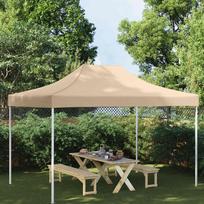 Proginės palapinės stogas smėlio spalvos 45x3m 270 g/m²