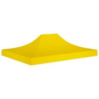 Proginės palapinės stogas geltonos spalvos 45x3m 270 g/m²