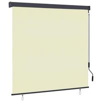 Roletas Dryžuotas Kreminė 180 x 250 cm Audinys ir aliuminis
