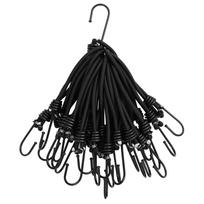 Bungee Virvelė su kabliukais 25vnt 17cm