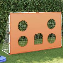 Vaikiški futbolo vartai su taikiniu ir kamuoliu 182x62x118cm