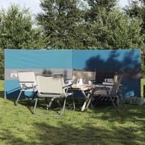 Stovyklavimo uždanga nuo vėjo mėlyna 344x120 cm