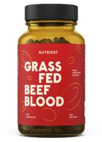 Grass Fed Desiccated Beef Blood – Jautienos kraujo kapsulės | Nutriest (180 kapsulių)