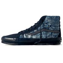 FDMTL x Vans OG Sk8-Hi LX Distressed Indigo Unisex Sneakers Blue VN0A4BVB5WP 35