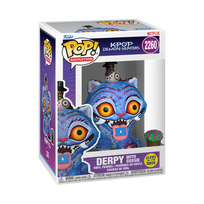 FUNKO POP! Vinilinė figūrėlė: KPOP Demon Hunters - Derpy with Sussie (Glow in the dark)