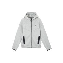 Nike Sportswear Tech Fleece Windrunner su užtrauktuku Hoody Tamsiai pilkas melange/Juodas Vyriški viršutiniai drabužiai FB7921-063 XXL