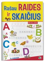 Rašau raides ir skaičius, 5-6 metų vaikams