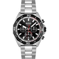 BOSS Energy Juodo Nerūdijančio Plieno Vyriškas Kvarcinis Laikrodis 1513971 juoda